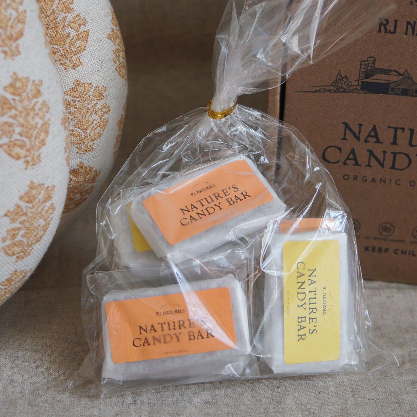 Nature's Candy Bar ORIGINAL (12-Mini Bar Pack) Halloween Edition