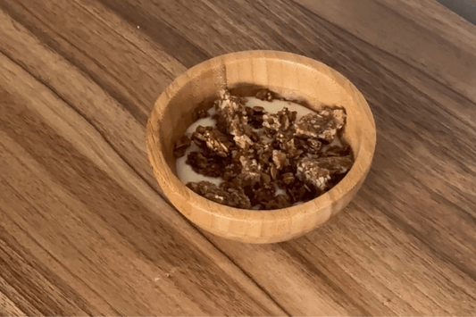 Easy Yogurt Parfait with Date Bar Crumbles