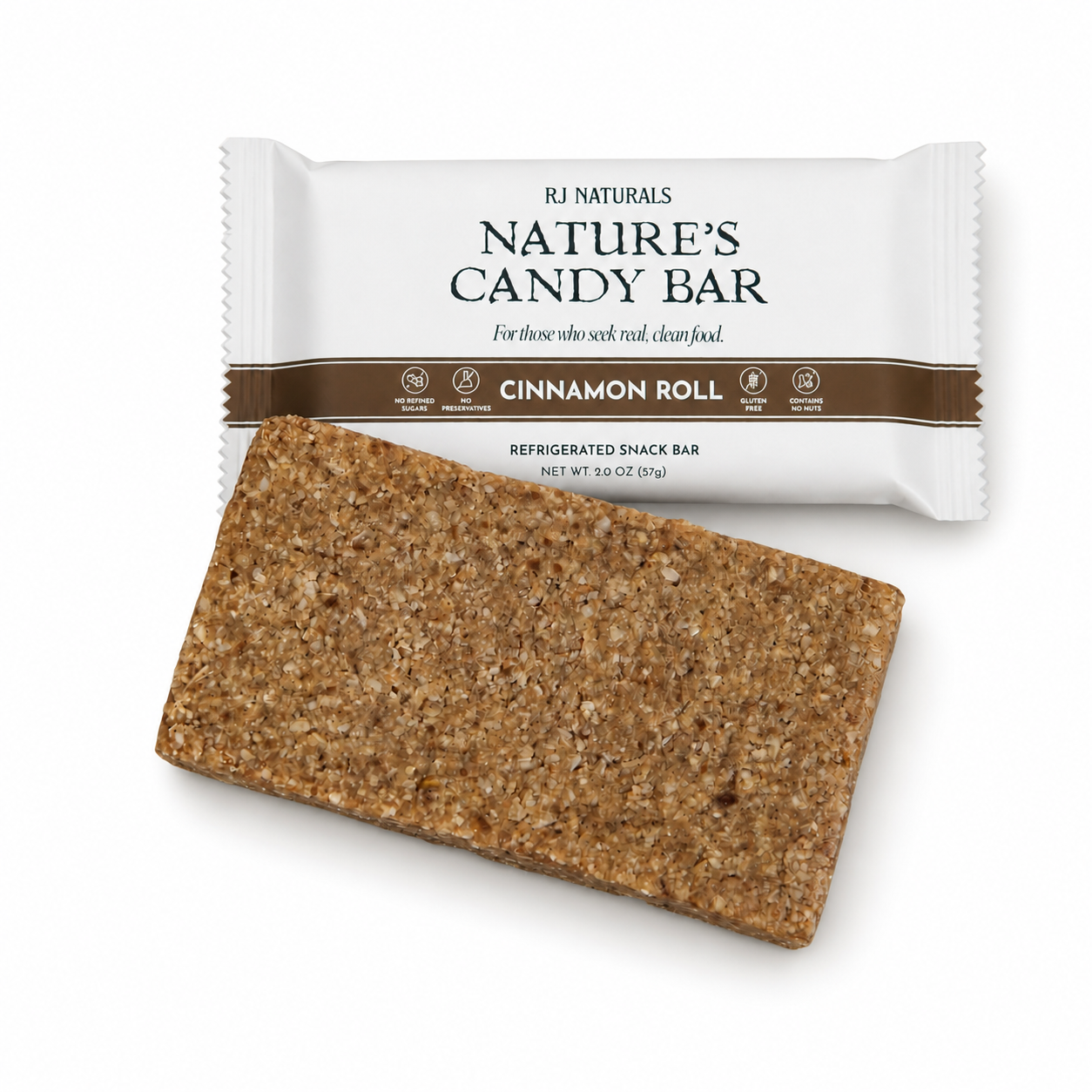 Nature's Candy Bar CINNAMON ROLL (10-Pack)