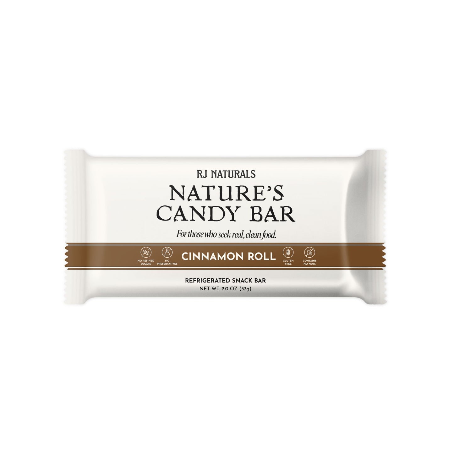 Nature's Candy Bar CINNAMON ROLL (10-Pack)