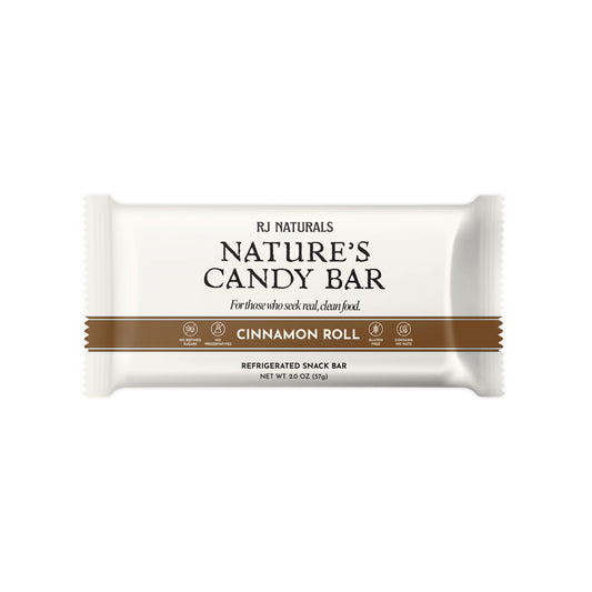 Nature's Candy Bar CINNAMON ROLL (10-Pack)